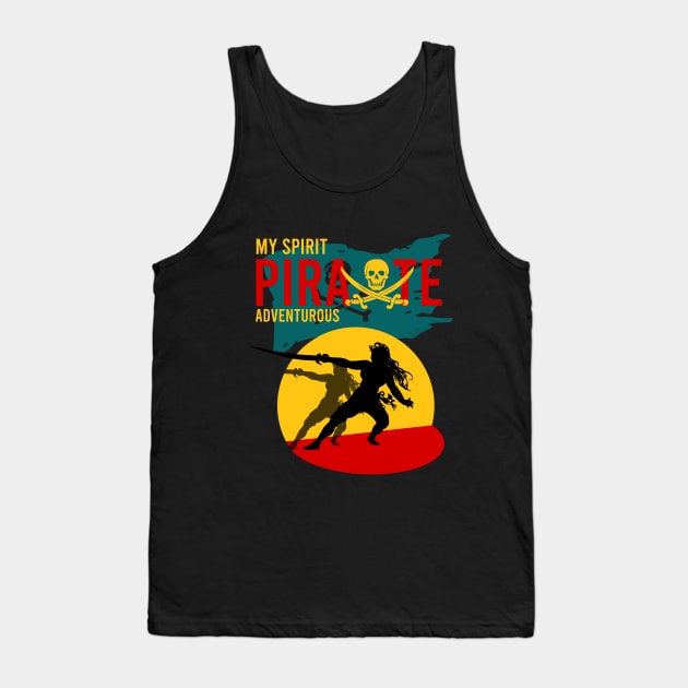 My spirit pirate adventurous Tank Top by cypryanus